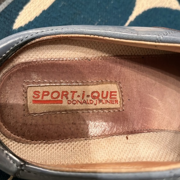 Donald J Pliner sport-I-Que blue slides 8 - Picture 2 of 8